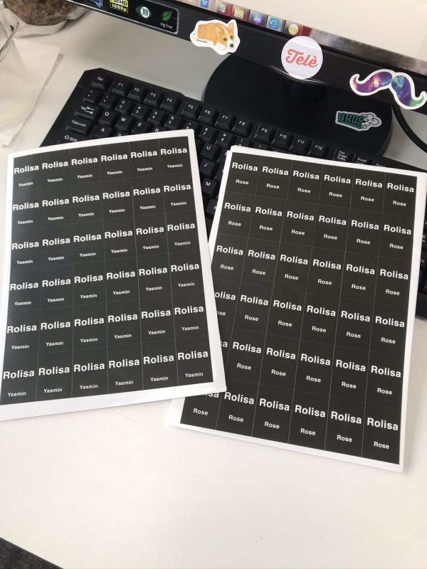 custom gold stamping stickers - 图片 2