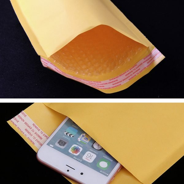 Kraft protect goods envelope bubble bag - 图片 3