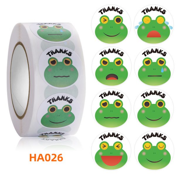 cute animal cartoon thank you sticker - 图片 7