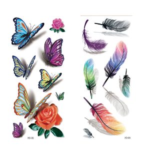 3D temporary tattoos