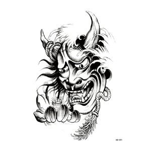 HB091-180 half sleeves temporary tattoo