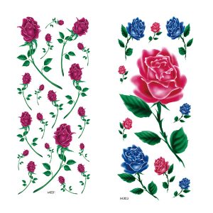 M series flower temporay tattoo