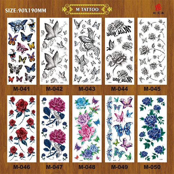 M series flower temporay tattoo - 图片 6