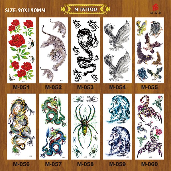 M series flower temporay tattoo - 图片 7