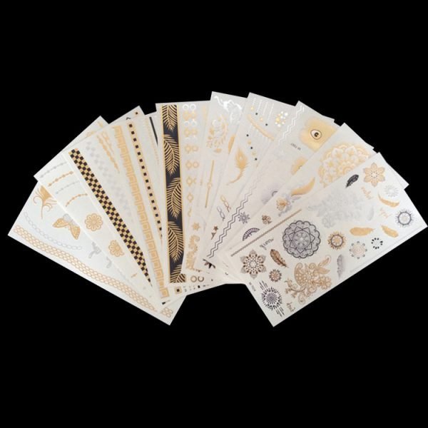MT-LH series metallic temporary tattoos