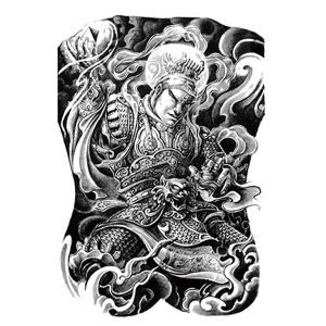 TB013-026 full back fake tattoos