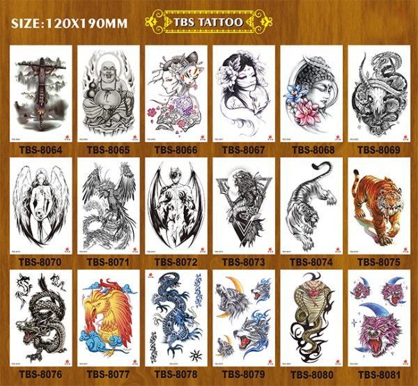 TBS  series  temporary tattoos for back - 图片 5