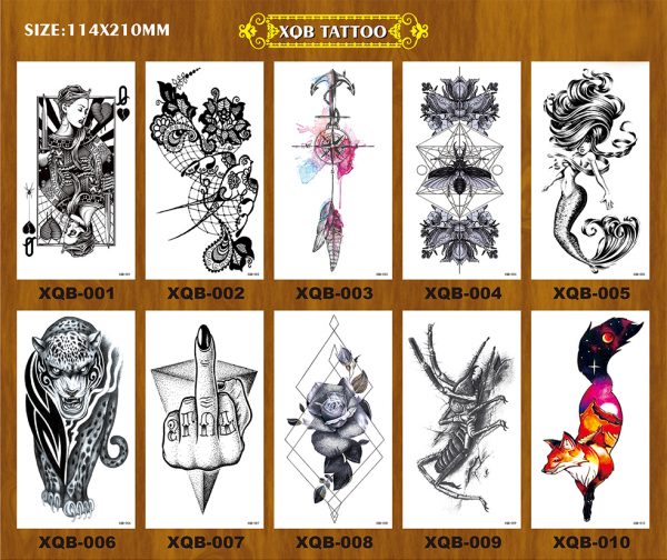 XQB  series fake tattoos - 图片 2