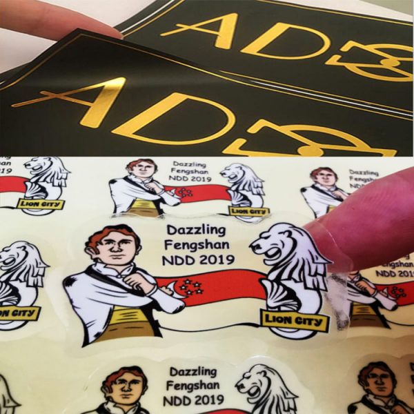 custom transparent/clear vinyl sticker - 图片 2