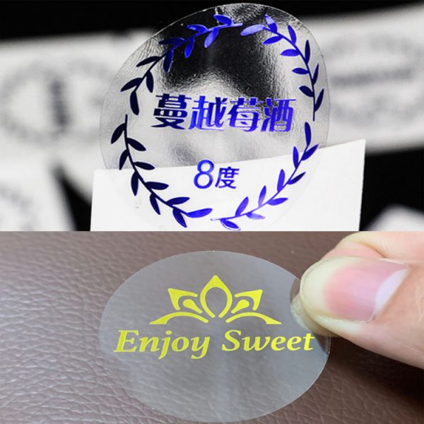 custom transparent/clear vinyl sticker - 图片 3