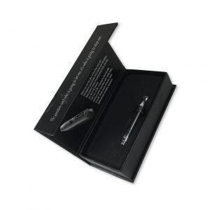 Custom black magnet vape cartridge box