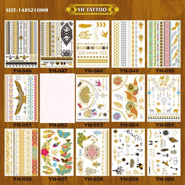 YH series metallic temporary tattoos - 图片 5