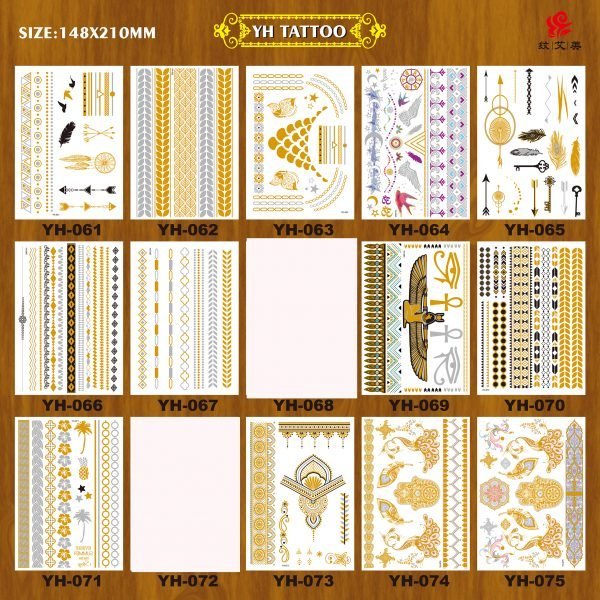 YH series metallic temporary tattoos - 图片 6