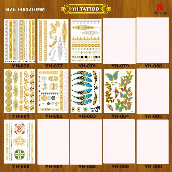 YH series metallic temporary tattoos - 图片 7